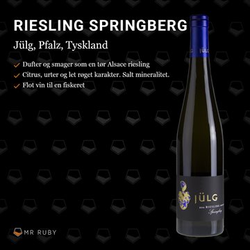2018 Riesling Springberg MAGNUM, Weingut Jülg, Pfalz, Tyskland